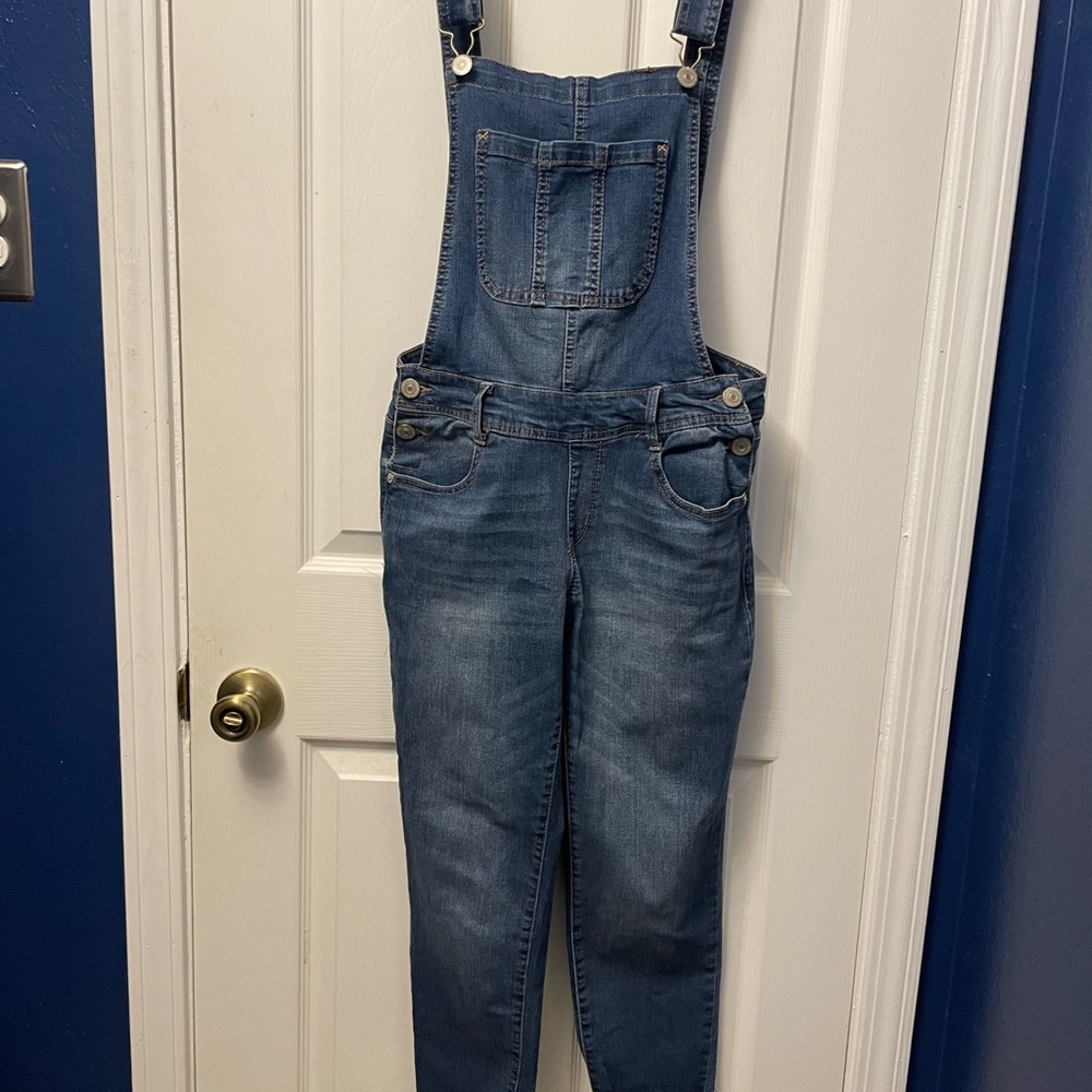 Wallflower Blue Denim Overalls Classic Style